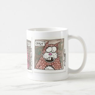 good, bad, crazy cats mug