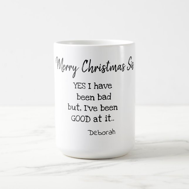 Good Bad List Magic Mug (Center)