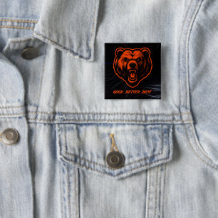 Good Better Best Never Let It Rest 2 Inch Square Button
