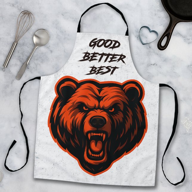 Good Better Best Never Let It Rest Apron (Creator Uploaded)