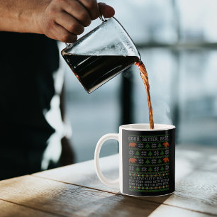 Good Better Best Never Let It Rest Christmas Quote Coffee Mug