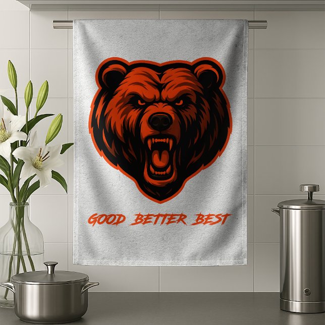 Good Better Best Never Let It Rest Kitchen Towel (Creator Uploaded)