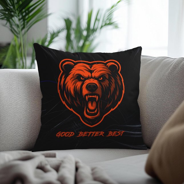 Good Better Best Never Let It Rest Throw Pillow (Creator Uploaded)