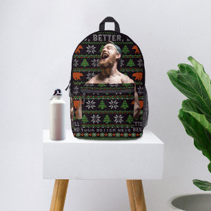 Good Better Best Ugly Christmas Costumize Photos Printed Backpack