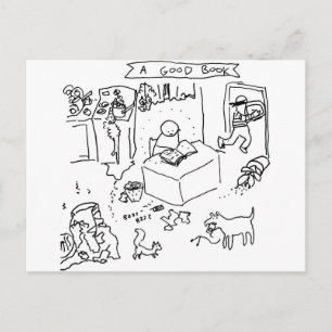Good Book Postcard
