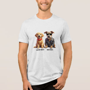 Good Boy, Bad Boy (Dogs) Tri-Blend Shirt