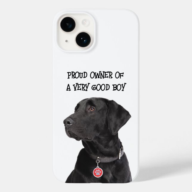 Good Boy Black Lab Case-Mate iPhone Case (Back)