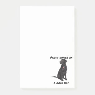 Good Boy Black Lab Post-it Notes