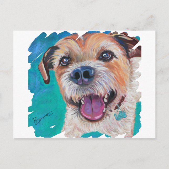 Good boy Eddie! Postcard (Front)