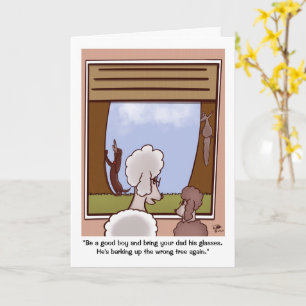 Good Boy Father's Day Folded Greeting Card