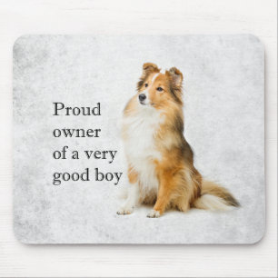 Good Boy Sheltie Mouse Pad