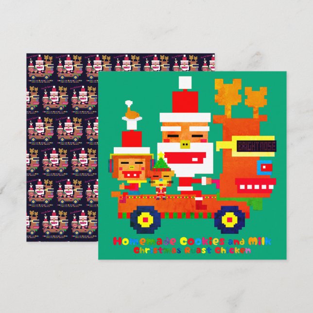 Good boys Christmas Holiday Card (Front/Back)