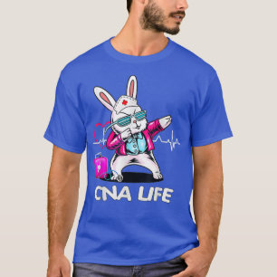 Good Bunny Nurse Dab CNA Life Happy Easter Day  T-Shirt