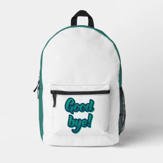 Good Bye Backpack 