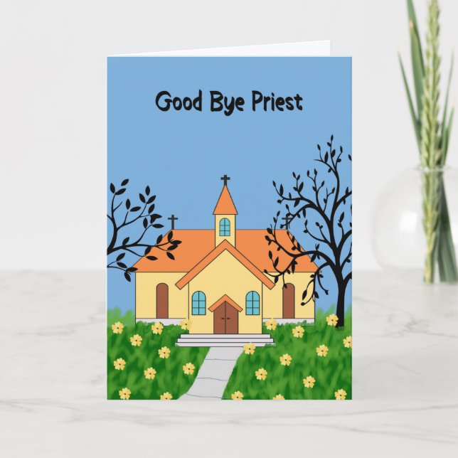 Good Bye Priest with Church Card (Front)