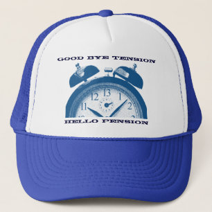 Good bye tension, hello pension trucker hat