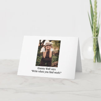 Good-bye, we're through greeting card