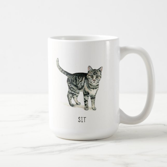 Good Cats : Asseyez-vous Mug (Droite)