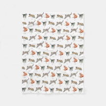 Good Cats Fleece Blanket