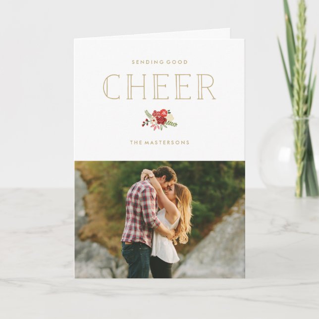 Good Cheer Holiday Card (Front)