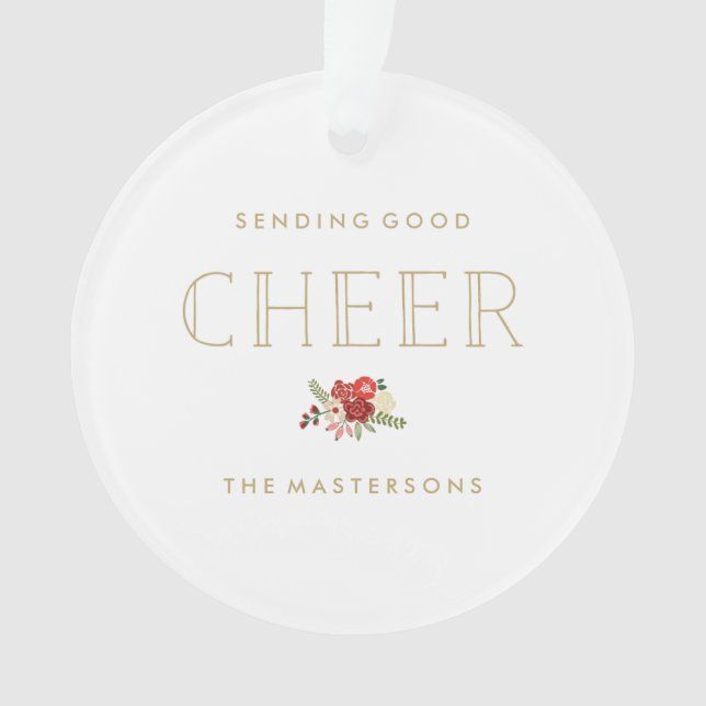 Good Cheer Ornament (Front)