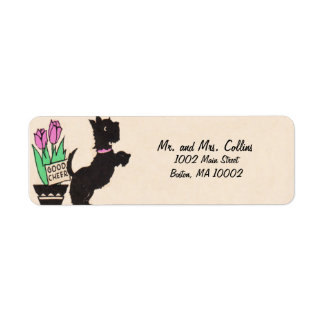Good Cheer Scotty Return Address Labels