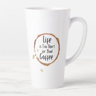 Good Coffee Only Latte Mug