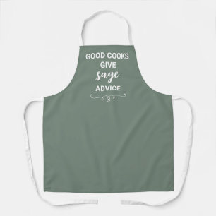 Good Cooks Give Sage Advice Apron