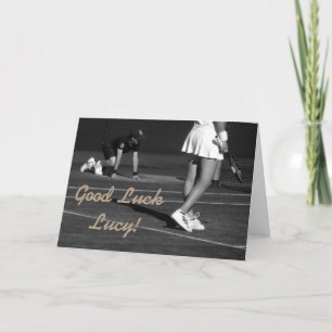 Good customisible tennis card