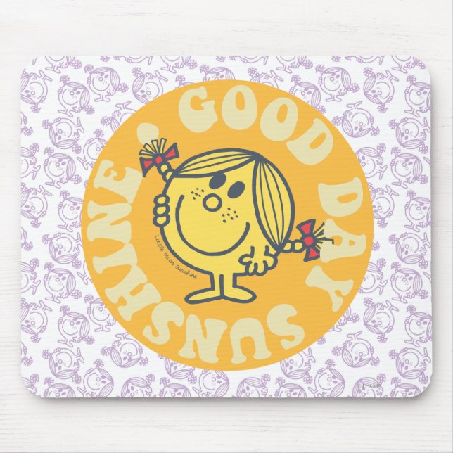 Good Day Little Miss Sunshine Mouse Pad (Front)