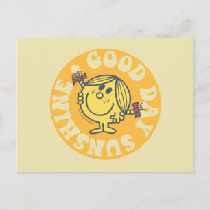 Good Day Little Miss Sunshine Postcard