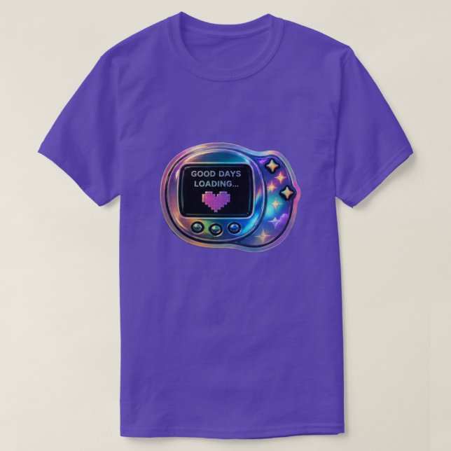 Good Day Loading Sticker | Positive Vibes Aestheti T-Shirt (Design Front)