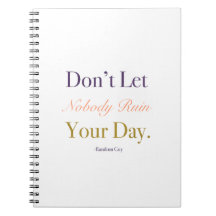 Good Day Notebook Gold Accent
