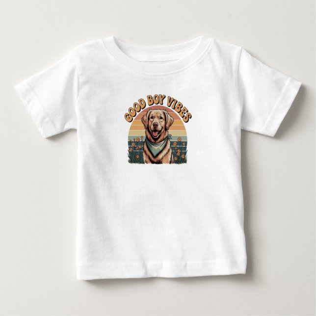 Good Dog Baby Vibes Tee (Front)