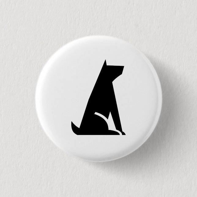 'Good Dog' Pictogram Button (Front)