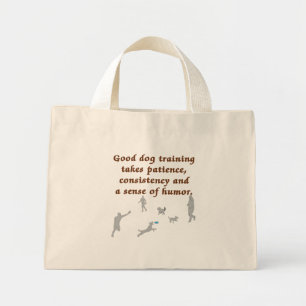 Good Dog Training Mini Tote Bag