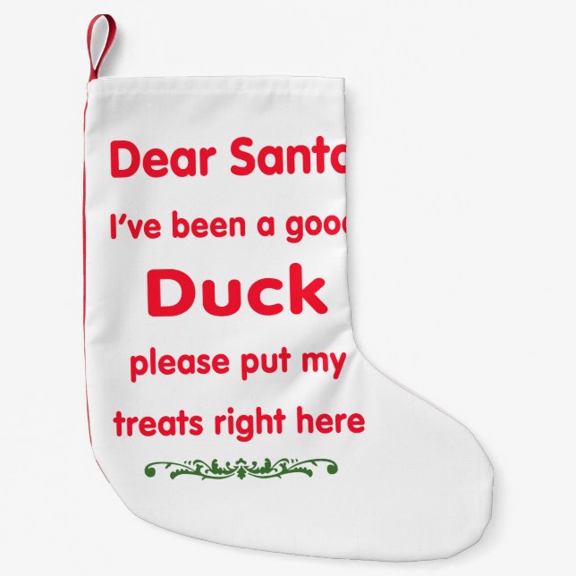Good Duck Christmas stocking (Front)