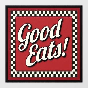 GOOD EATS!  WINDOW CLING