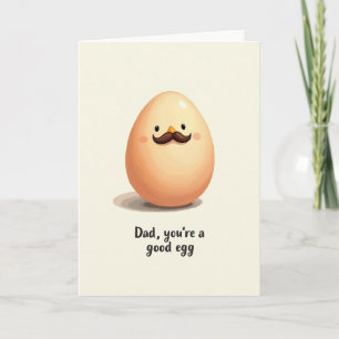 Good Egg Fathers Day Card