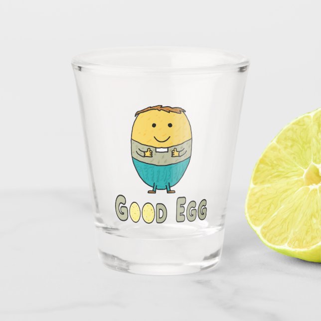 Good Egg Shot Glass (Front)