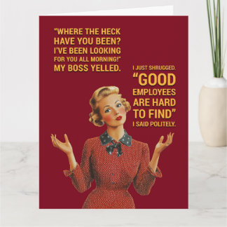 Good Employees  Card