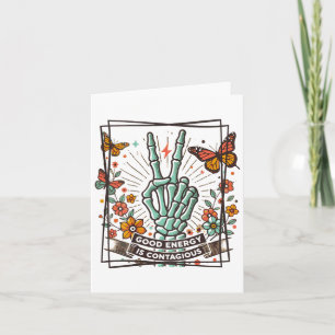 Good Energy Is Contagious, Motivational Stive Card