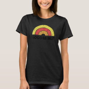 Good Energy Vintage Sunny Rainbow Boho Hippie Cute T-Shirt