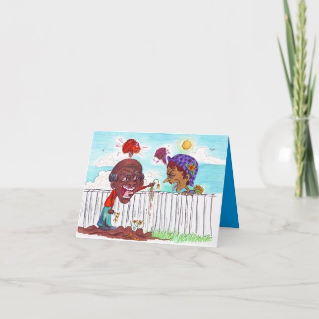 Good Fences Make Good Neighbours Note Card (Front)