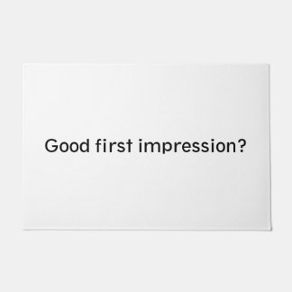 Good first impression? doormat
