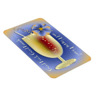 Good Food, Good Friends (customize) Magnet