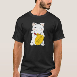 Good Fortune Cat - Maneki Neko T-Shirt