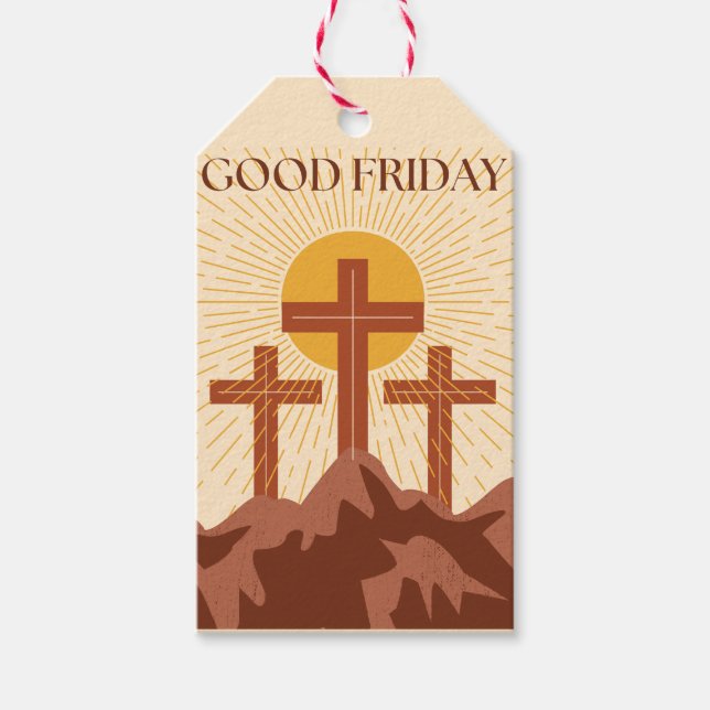 Good Friday Card Gift Tags (Front)