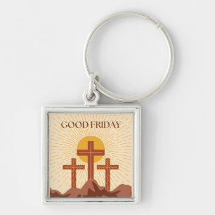 Good Friday Card Keychain