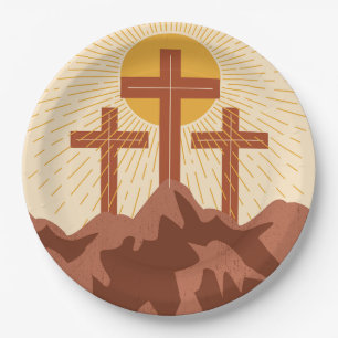 Good Friday Card Paper Plate